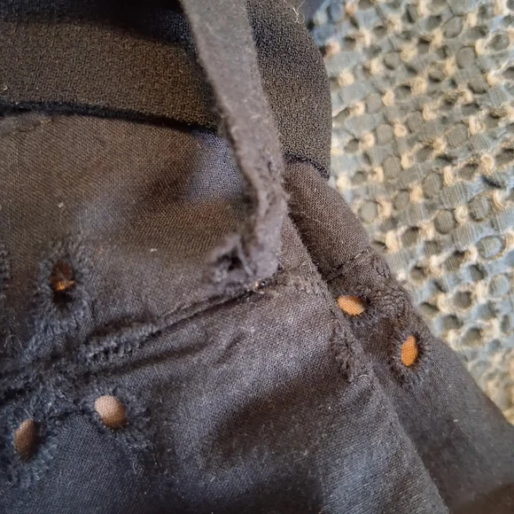 ๐ For Love And Lemons Black Eyelet Lace Cropped Jumpsuit Sz.XS - Picture 14 of 14